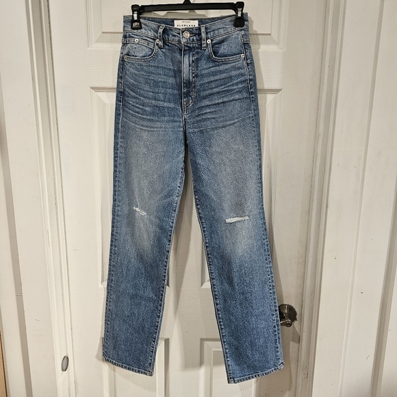 SLVRLAKE High Rise Straight Jeans - Picture 2 of 8